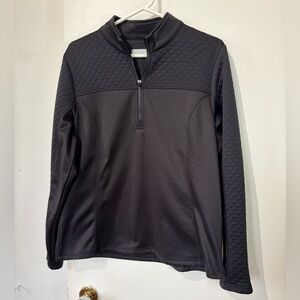 🎉4/30$🎉 Callaway Black Quilted Half-Zip Pullover - Size Large
